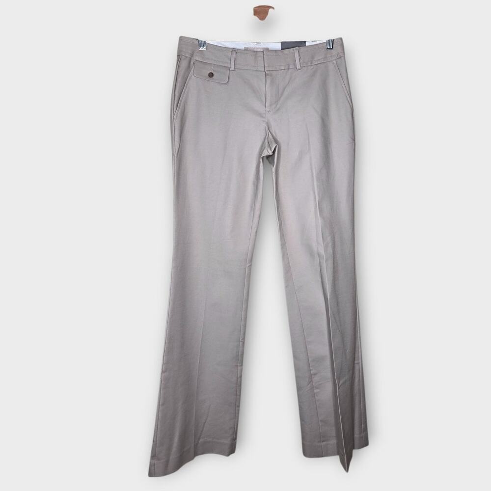 NEW Banana Republic Womens Ryan Dress Pant Sz 4 Straight Leg Tan Dressy Preppy